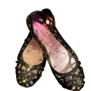 ALDO jelly shoes size 7 made in Brazil!!